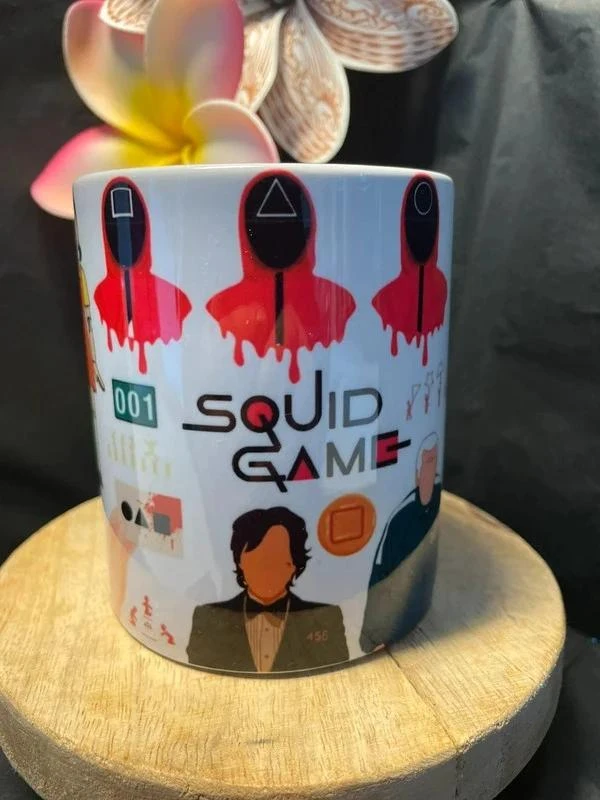 ☕ Mug en Céramique – Squid Game 🦑
